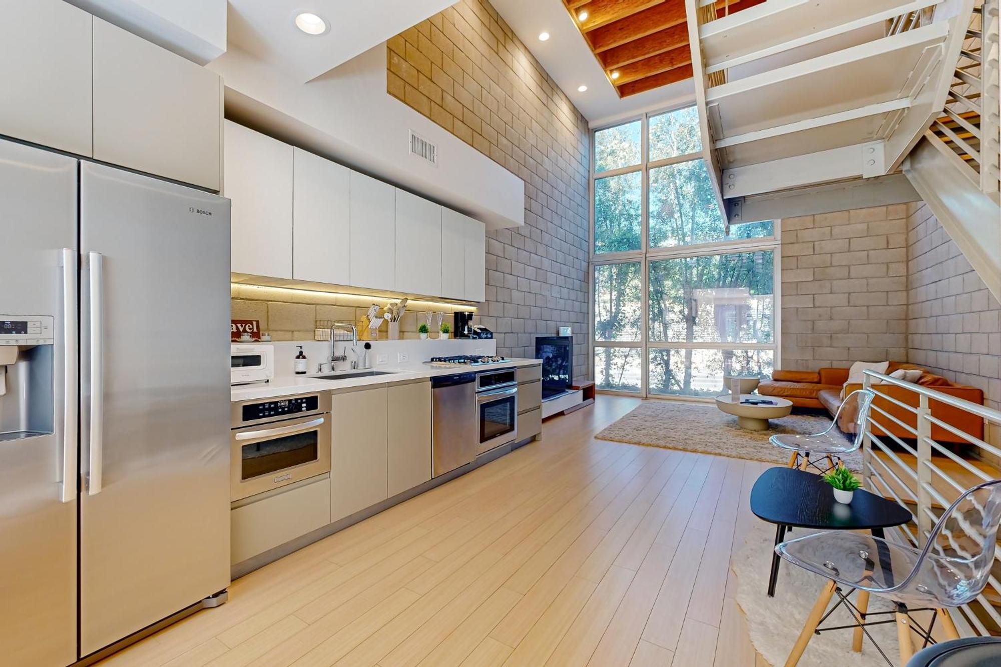 Modern Loft-Style Townhouse In Los Angeles Kültér fotó